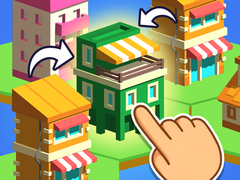 Cluiche Crafty Town Merge City