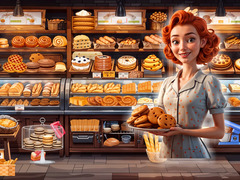 Cluiche Hidden Objects Bakery