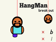 Cluiche Hangman Breakout