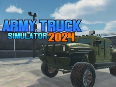 Cluiche Army Truck Simulator 2024