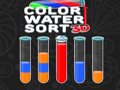 Cluiche Color Water Sort 3D