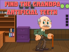 Cluiche Find the Grandpa Artificial Teeth