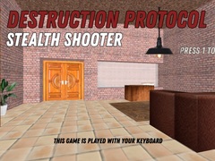 Cluiche Destruction Protocol Stealth Shooter