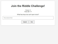 Cluiche Riddle Challenge 