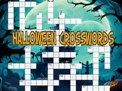 Cluiche Halloween crosswords 