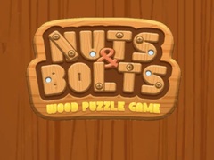 Cluiche Nuts & Bolts Wood Puzzle Game
