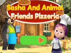 Cluiche Sasha And Animal Friends Pizzeria