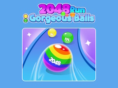 Cluiche 2048 Run: Gorgeous Balls 