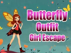 Cluiche Butterfly Outfit Girl Escape