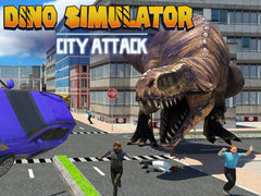 Cluiche Dino Simulator City Attack