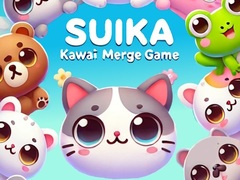 Cluiche Suika Kawaii Merge Game