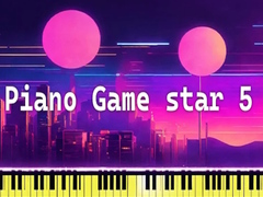 Cluiche Piano Game star 5
