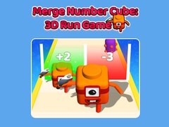 Cluiche Merge Number Cube: 3D Run Game