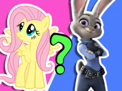 Cluiche Kids Quiz: Animal Ladies