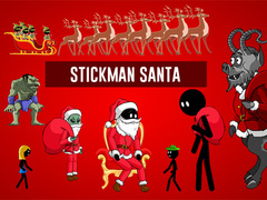 Cluiche Stickman Santa