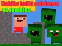Cluiche Nubiks build a defense vs zombies