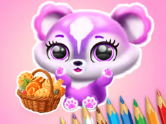 Cluiche Coloring Book: Fluffy Picnic