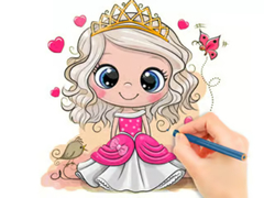 Cluiche Coloring Book: Chibi Doll Princess