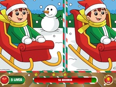 Cluiche Christmas Find The Differences