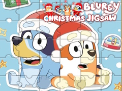 Cluiche Bluey Christmas Jigsaw
