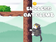 Cluiche Endless Cat Climb