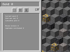 Cluiche Minecraft Gold Clicker