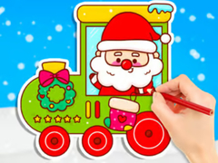 Cluiche Coloring Book: Christmas Train