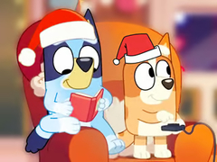 Cluiche Jigsaw Puzzle: Bluey Christmas Party