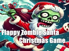Cluiche Flappy Zombie Santa Christmas Game