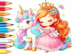 Cluiche Coloring Book: Unicorn Secret Whisper