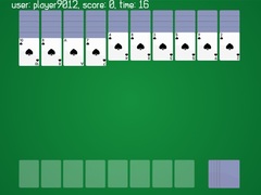 Cluiche Spider Solitaire Classic Ver