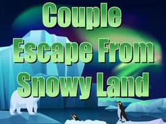 Cluiche Couple Escape from Snowy Land