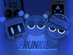 Cluiche Sprunki Blue Mod