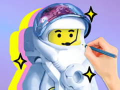Cluiche Coloring Book: LEGO Astronaut