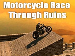 Cluiche Motorcycle Race Through Ruins