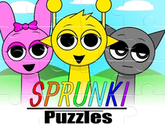 Cluiche Sprunki Puzzles