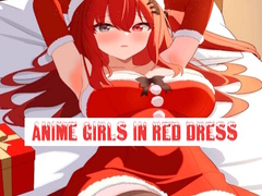 Cluiche Anime Girls In Red Dress Tile Puzzle
