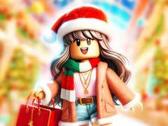 Cluiche Jigsaw Puzzle: Roblox Christmas Mall