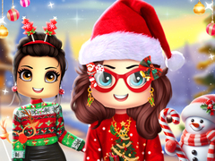 Cluiche Roblox Christmas Dressup