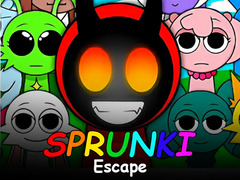 Cluiche Sprunki 3D Escape