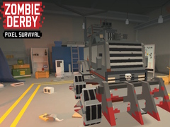 Cluiche Zombie Derby Pixel Survival