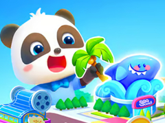 Cluiche Jigsaw Puzzle: Baby Panda's Dream Town