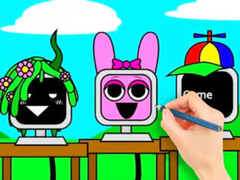 Cluiche Coloring Book: Sprunki Fun Computer