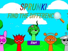 Cluiche Sprunki Find The Differences
