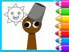 Cluiche Coloring Book: Sprunki Brud
