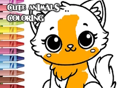 Cluiche Cute Animals Coloring