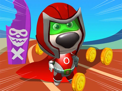 Cluiche Super Dog Hero Dash