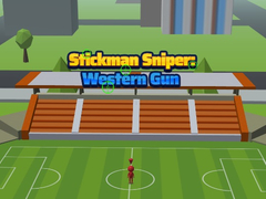 Cluiche Stickman Sniper Western Gun