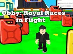 Cluiche Obby: Royal Races in Flight