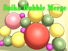 Cluiche Suika Bubble Merge